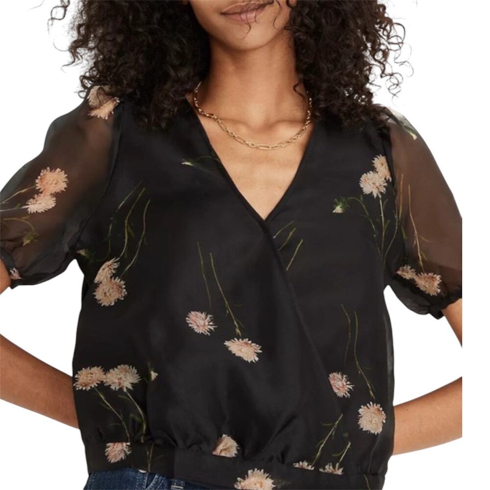 Madewell Organza Top Women XS